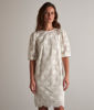 Picture of GRAZIA WHITE EMBROIDERED COTTON MINI DRESS